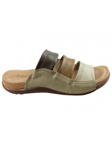 New Face Serenity Womens Comfort Leather Slides Sandals Made In Brazil les muscles