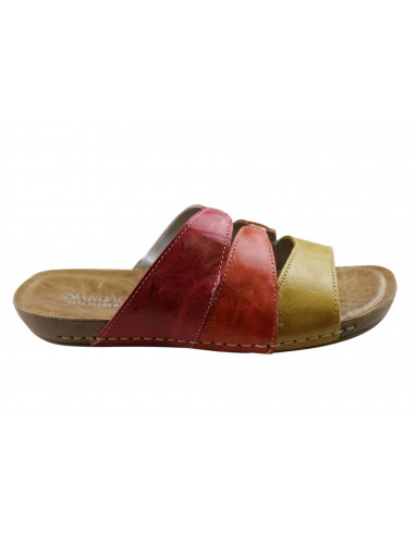 Andacco Gaia Womens Brazilian Comfortable Leather Slides Sandals de France