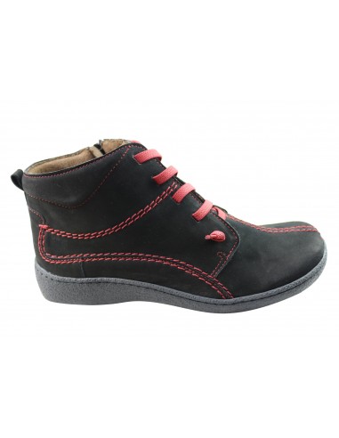 Flex & Go June Womens Comfortable Leather Ankle Boots Made In Portugal Dans la société mordern