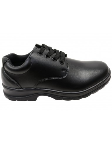 Grosby Educate 2 Kids/Youths Comfortable Lace Up Leather School Shoes des créatures d'habitude