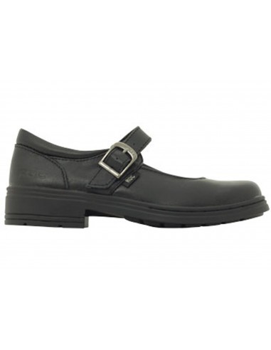 ROC Lara Junior Younger Girls/Kids Black School Shoes solde