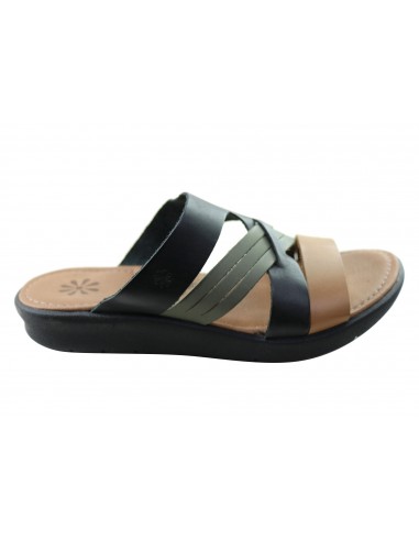 New Face Anza Womens Comfort Leather Slides Sandals Made In Brazil Profitez des Offres !