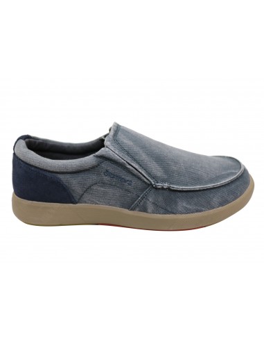 Slatters Genesis Mens Comfortable Canvas Slip On Casual Shoes acheter en ligne