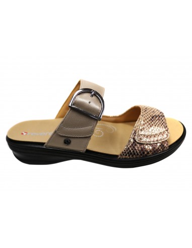 Revere Calais Womens Wide Width Leather Comfortable Slides Sandals Comparez et commandez 