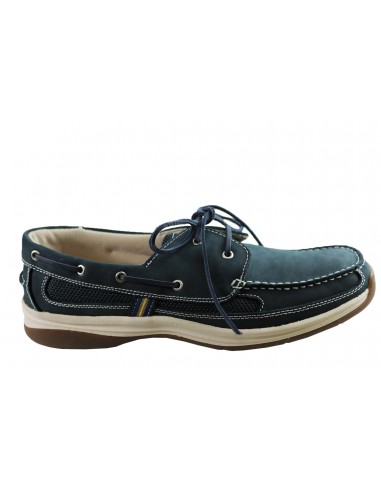 Slatters Shackle Mens Comfortable Leather Boat Shoes pas chere