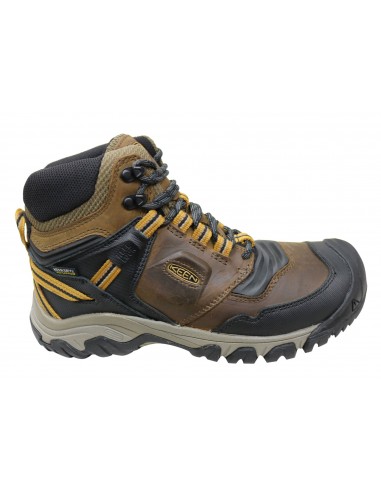 Keen Mens Ridge Flex Mid Waterproof Comfortable Leather Hiking Boots Véritable concentré