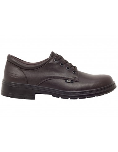 ROC Larrikin Senior Older Girls/Ladies Brown School Shoes rembourrage situé sous