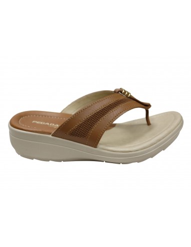 Pegada Ema Womens Comfortable Leather Thongs Sandals Made In Brazil 2 - 3 jours ouvrés.