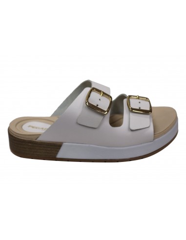 Pegada Gabbi Womens Comfortable Leather Slides Sandals Made In Brazil brillant des détails fins