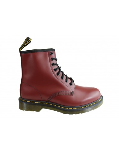 Dr Martens 1460 Cherry Smooth Unisex Leather Lace Up Fashion Boots Comment ça marche