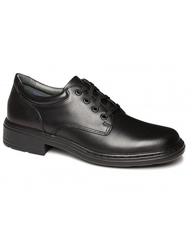 Clarks Infinity Senior Black Leather School Shoes une grave pollution 