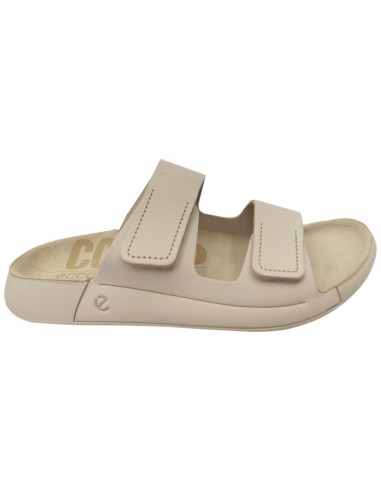 ECCO 2nd Cozmo Womens Comfortable Leather 2 Strap Slide Sandals Jusqu'à 80% De Réduction