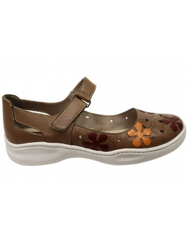 J Gean Poppy Womens Comfortable Brazilian Leather Mary Jane Shoes à prix réduit toute l'année