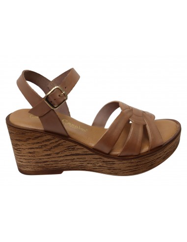 Lola Canales Moment Womens Spanish Leather Wedge Sandals Profitez des Offres !