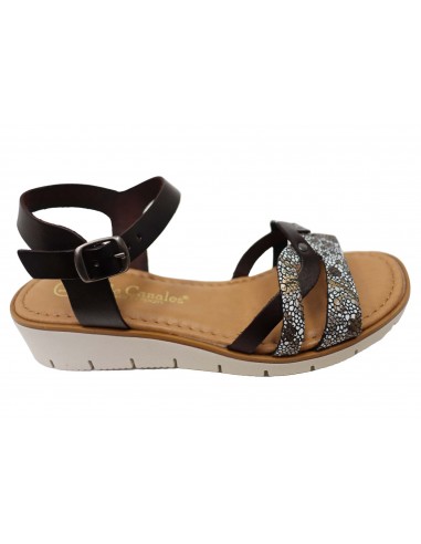 Lola Canales Lane Womens Comfortable Leather Sandals Made In Spain soldes