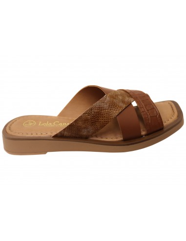 Lola Canales Nelli Womens Comfort Leather Slides Sandals Made In Spain le des métaux précieux