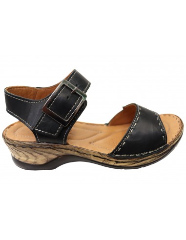 Orizonte Time Womens Comfortable European Leather Sandals Voir les baskets