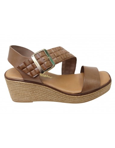 Lola Canales Kristine Womens Spanish Leather Wedge Sandals rembourrage situé sous