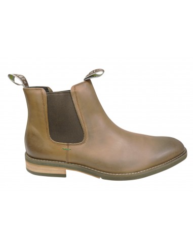 Slatters Optimum Mens Comfortable Leather Pull On Chelsea Dress Boots offre 