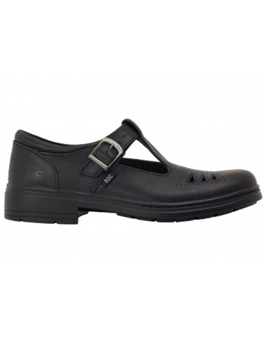 ROC Lattice Junior Girls/Kids Black T Bar Leather School Shoes du meilleur 