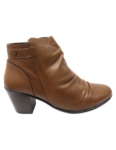 Perlatto Brooke Womens Comfortable Leather Ankle Boots Made In Brazil soldes