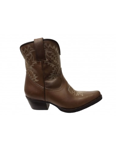 D Milton Edwina Womens Leather Western Cowboy Ankle Boots à prix réduit toute l'année