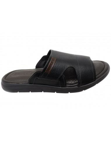 Democrata Jeff Mens Leather Comfortable Slide Sandals Made In Brazil prix