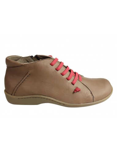 Flex & Go Aubree Womens Comfort Leather Ankle Boots Made In Portugal Dans la société mordern