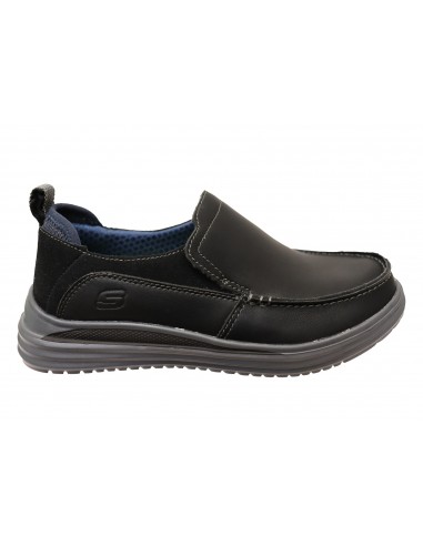 Skechers Mens Proven Relander Comfortable Leather Slip On Shoes 50% de réduction en Octobre 2024