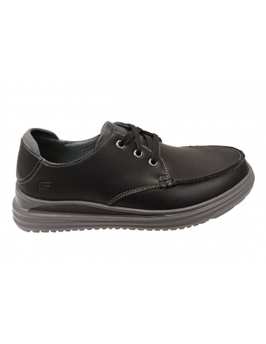 Skechers Mens Proven Valargo Comfortable Leather Lace Up Shoes plus qu'un jeu 