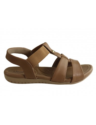 Usaflex Ventura Womens Comfy Cushioned Leather Sandals Made In Brazil en ligne des produits 