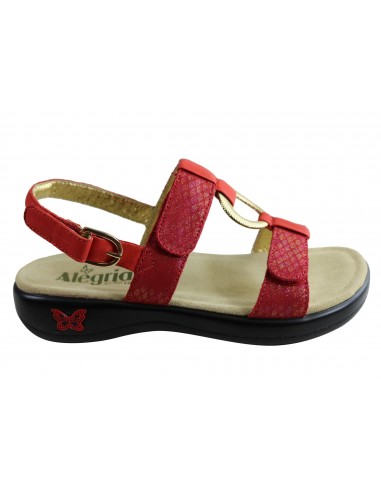 Alegria Julie Womens Comfortable Leather Adjustable Strap Sandals outlet