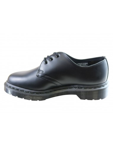 Dr Martens 1461 Mono Black Smooth Lace Up Comfortable Unisex Shoes solde