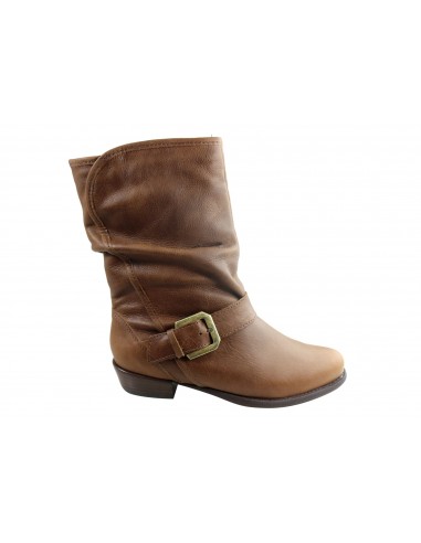 Andacco Hillside Womens Leather Comfort Mid Calf Boots Made In Brazil Véritable concentré