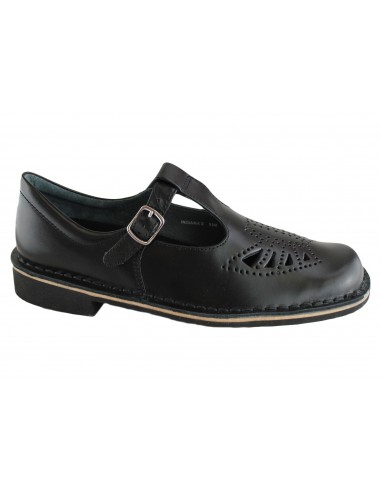 Harrison Indiana II T-Bar Senior and Youths Leather School Shoes 